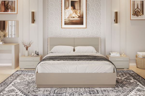 Кровать двуспальная Вива с подъёмным механизмом