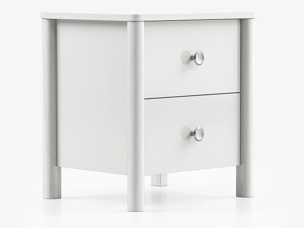 Прикроватная тумба Bergen home BG013 (Цвет Молочный)