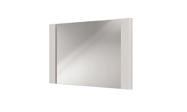 Зеркало навесное Вива (ЛДСП/МДФ(пл.), Белый/ Платина (НОВОЕ))