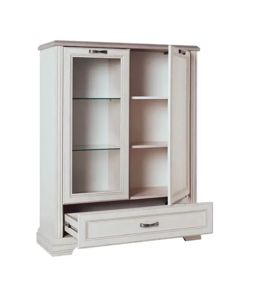 Шкаф с витриной 1V1D1SL МОНАКО