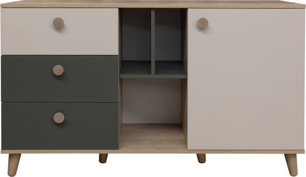 Тумба Вена П6.115.1.02 (Базальт+Персидский жемчуг+Гикори Кингстон)