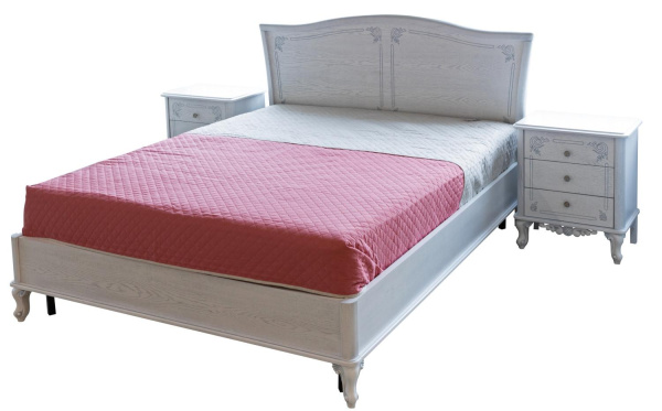 Кровать двойная Флорентина (Белый агат 1600*2000)