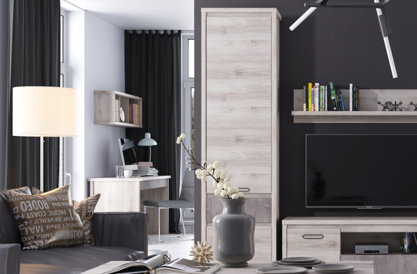 Шкаф 2D1S ДЖАЗ