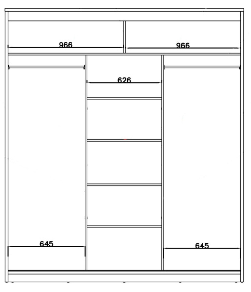Шкаф-купе 3д Сорренто П6.949.1.01