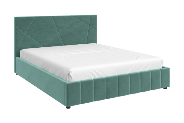 Кровать односпальная Нельсон Абстракция (СТАНДАРТ, 4 ВАРИАНТ бирюза, Абстракция без подъемного механизма 1200*2000)