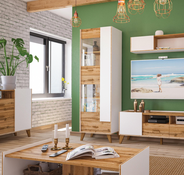 Шкаф комбинированный Сканди МН-036-10