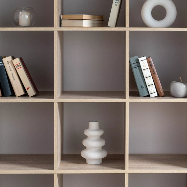 Стеллаж Фора 16, широкий стеллаж с открытыми ячейками