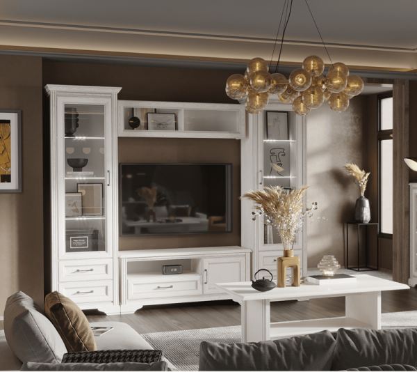 Шкаф с подсветкой СТИЛИУС B169-REG1W2S