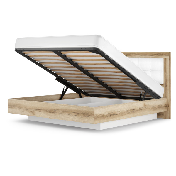 Кровать двуспальная 5 экокожа Вега Скандинавия