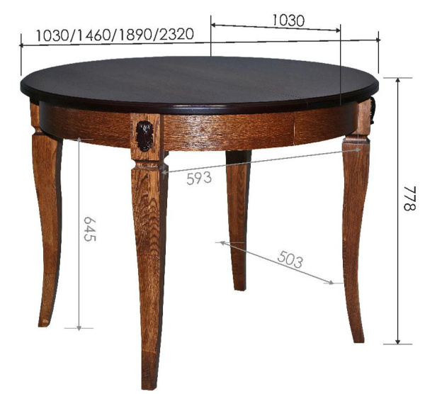 Стол Милана 14/1А П4.265.0.31(323.10)