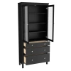 Шкаф для посуды Кантри Hemnes 23 ММЦ (Блек)