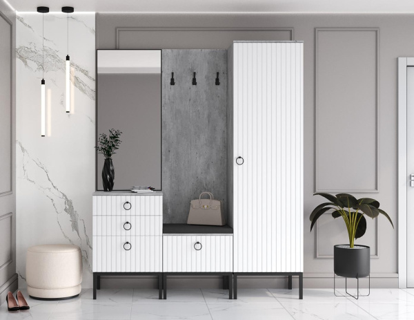 Тумба Бержер с вешалкой