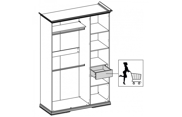 Ящик для шкафа SEVILLA 50