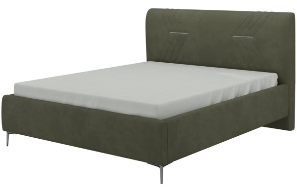 Кровать двуспальная Модена (СТАНДАРТ, 2 ВАРИАНТ тростниковый Без подъемного механизма 1600х2000)