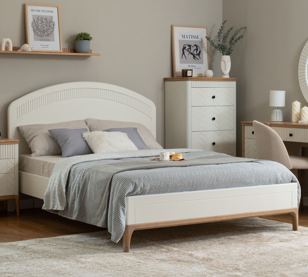 Кровать двуспальная Вида №3 (1400х1900/2000 эмаль)