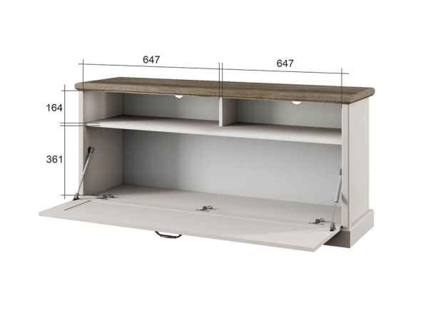 Тумба RTV 1D2N ТОСКАНА НЬЮ