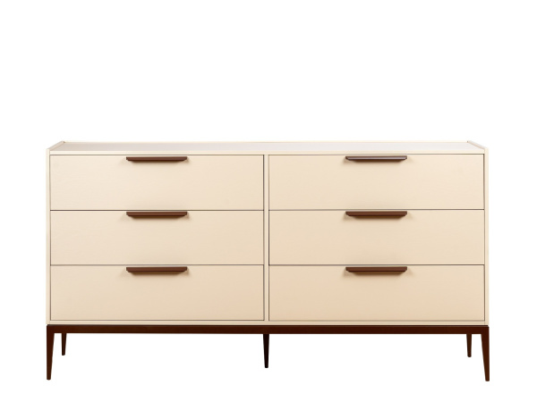 Комод MARANTA 6 ящиков (Кремовый)