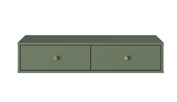 Навесной туалетный стол PARMA WTOL2S (Хвойный зеленый, Хвойный зеленый)