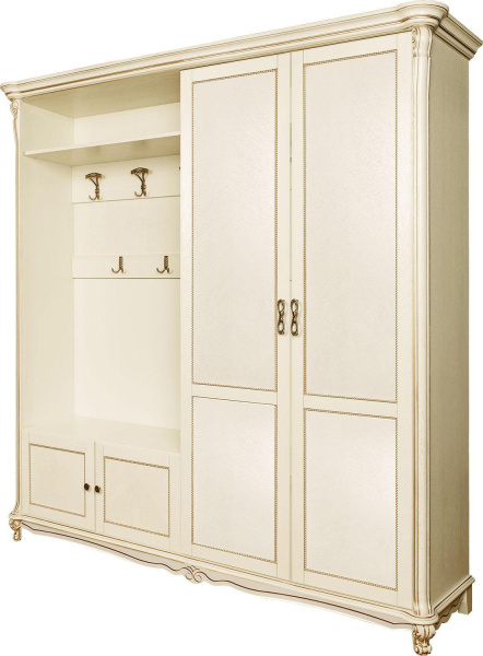 Шкаф комбинированный 4д Алези П1.350.3.02/П1.350.3.02-01 (П540.02/П540.02-01)