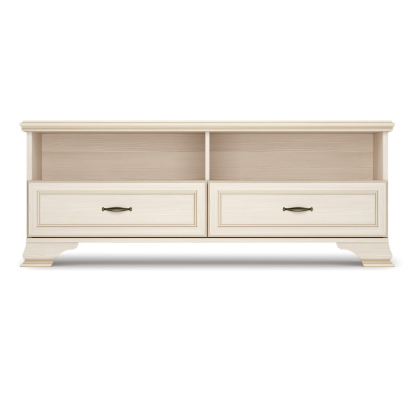 Тумба для аппаратуры 1 Сиена (Бодега Белый (Патина Золото))