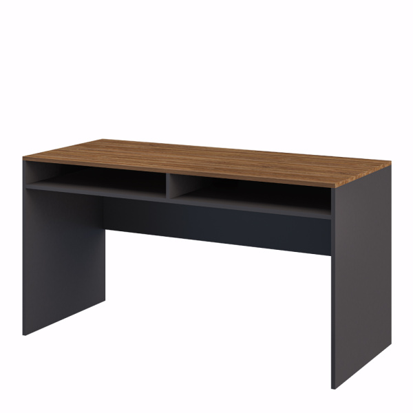 Стол Мальма МН-135-25 (Графит/Белый-Дуб стирлинг)