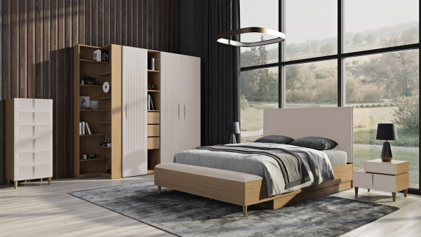 Кровать Калипсо 1800 с банкеткой