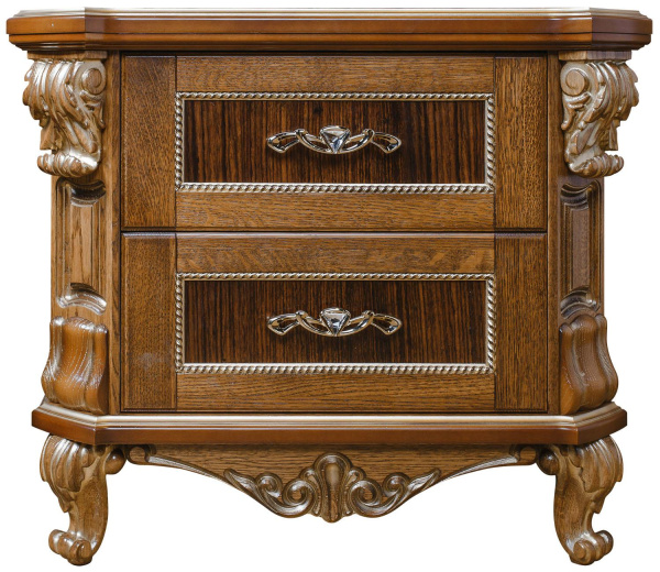 Тумба прикроватная Альба 03с П4.485.1.03 (П524.03с) (Палисандр с золочением)