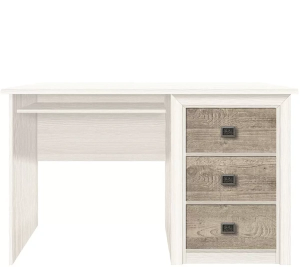 Стол письменный КОЕН BIU/130 (Ясень снежный. Сосна натуральная)