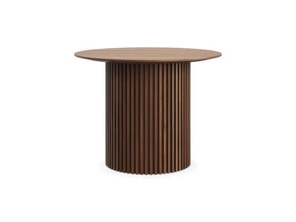 Стол журнальный Mono Stripe D50/D29/H37,5 (Стол журнальный Mono Stripe D50/D29/H37,5 Цвет Орех, рифленый)