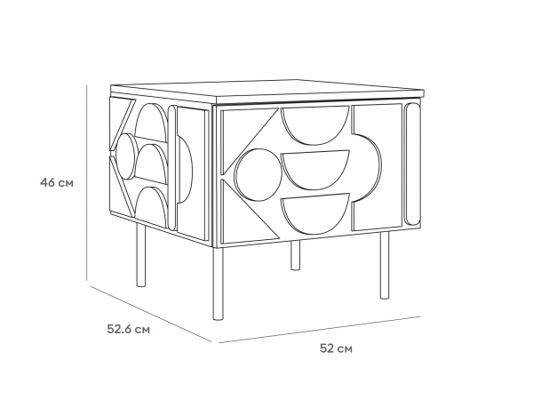 Тумба прикроватная Milton