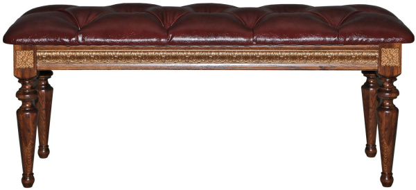 Банкетка Милана 25 П4.265.1.25(294.25) (Черешня с золочением)