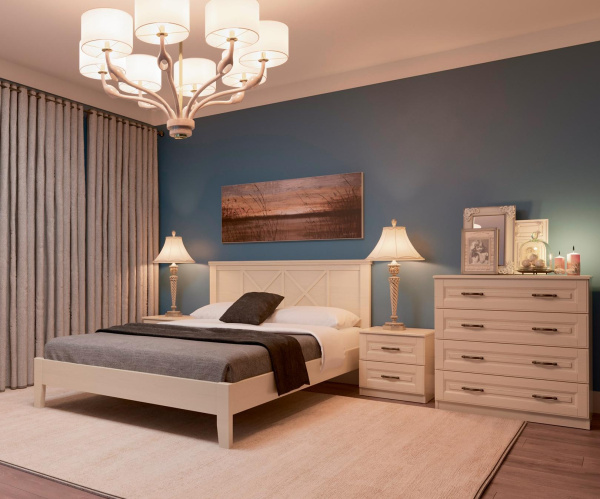 Тумба прикроватная Кантри 2 ящика