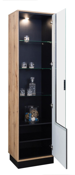 Шкаф с витриной Лайн П6.619.0.01 (П619.01-1)