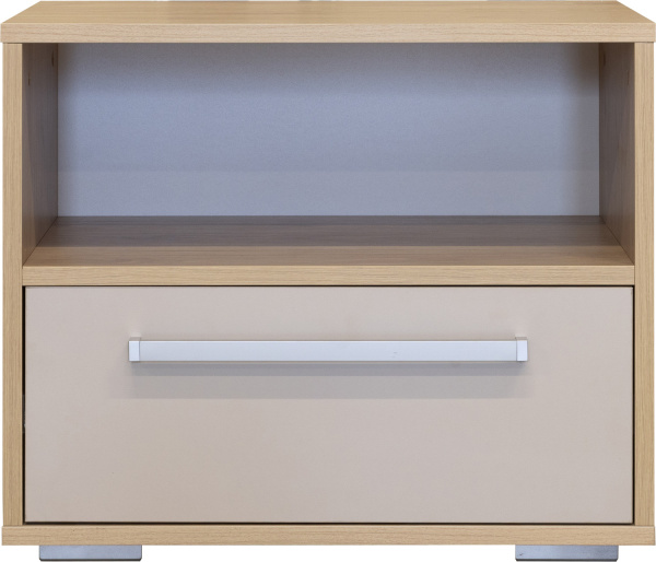 Тумба прикроватная Марлен П3.594.1.21 (Персидский жемчуг + Гикори Кингстон)