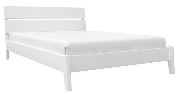 Кровать двуспальная Дана (1400х2000, цвет Белый античный, кровать двойная Без подъемного механизма)