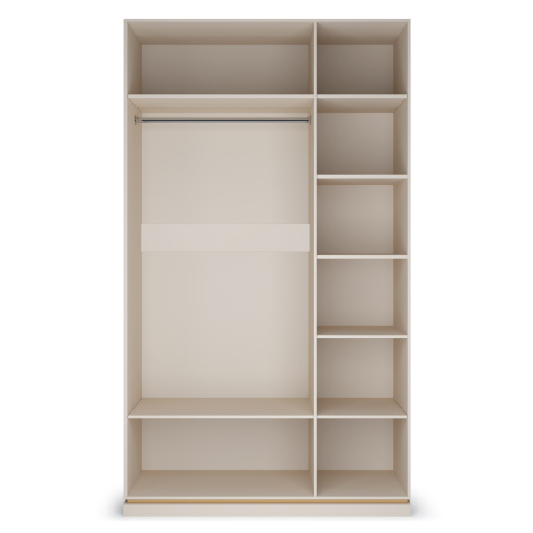 Шкаф 3-х дверный (корпус) Капри (Сатин)