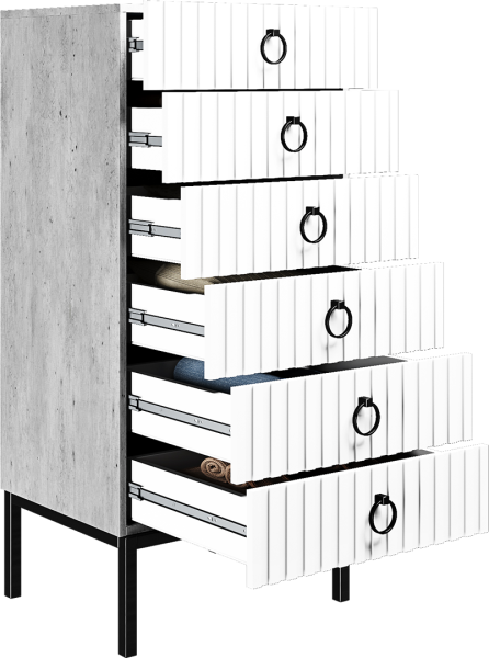 Комод Бержер 6 ящиков