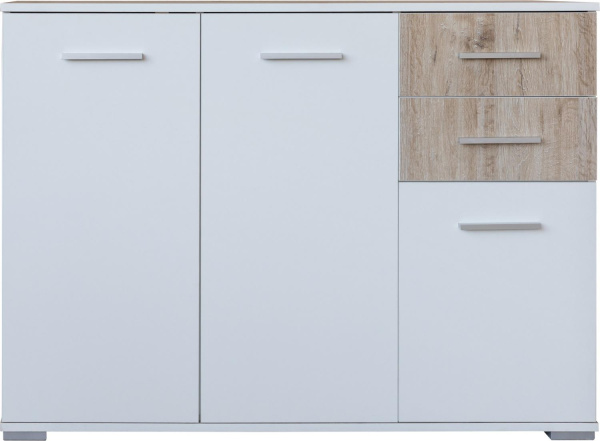 Тумба Юнона Лайт П3.0582.1.63 (Дуб бордо лайт+Дуб каньон)