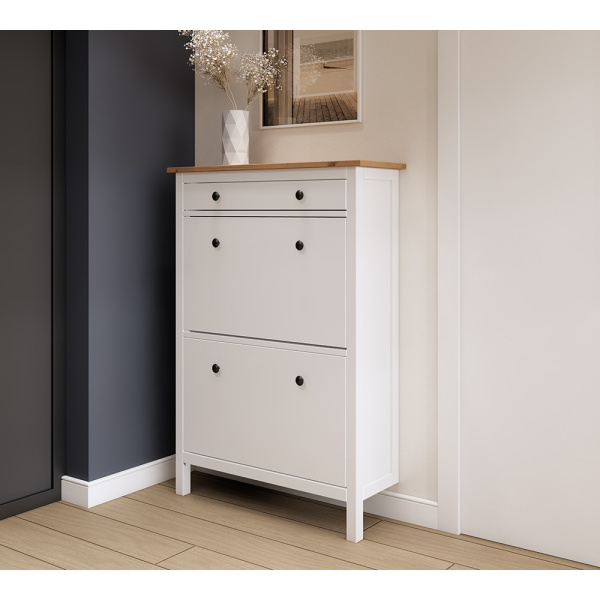 Тумба для обуви 3 ящика Кымор Hemnes