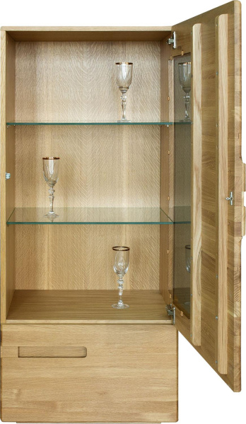 Шкаф с витриной Хедмарк БМ2.761.0.78