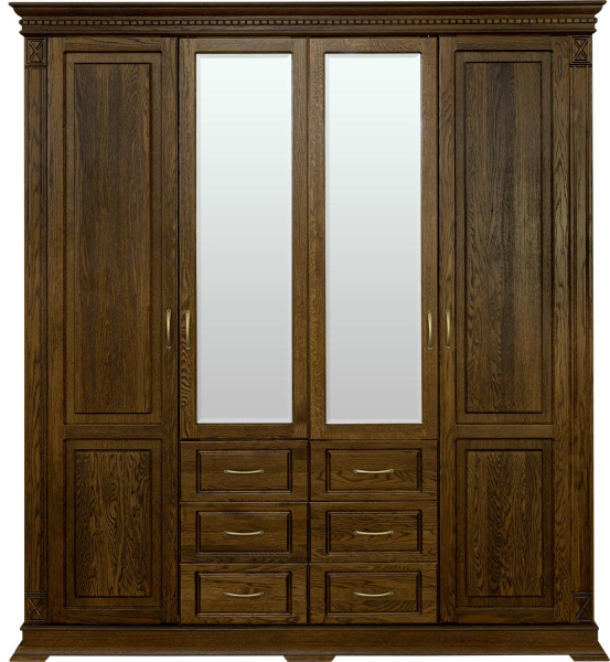 Шкаф для одежды 4д Верди Классик П3.0487.1.01 (Черешня)