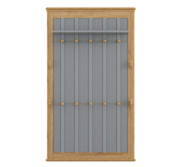 Вешалка навесная Рандеву 160*97 (Серый 7042/Антик 24)