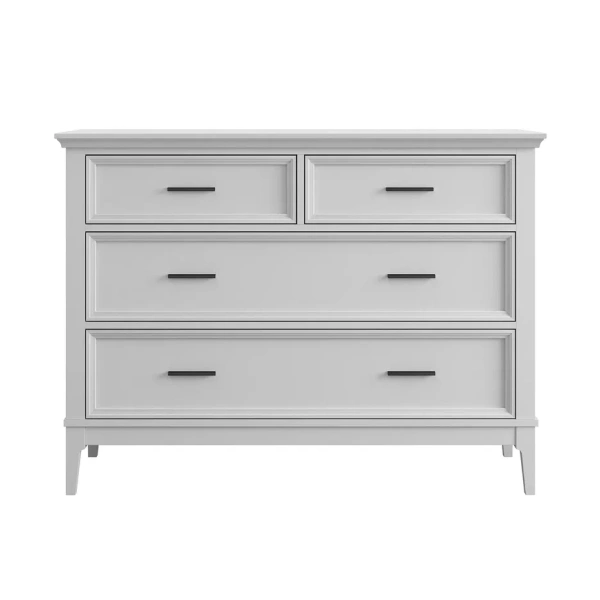 Комод Квадро-С 04 (Белый лак)