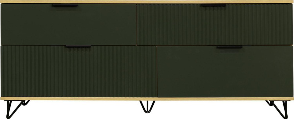 Тумба Рокси П6.948.0.02 (Грин Софт+Дуб Кантри золотой)