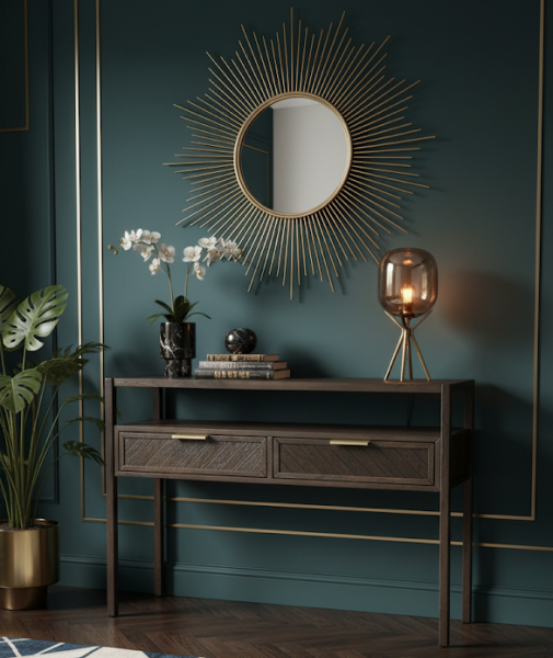 Консоль ART-DECO с 2 ящиками