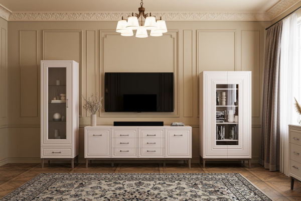 Шкаф с витриной Гориция однодверный