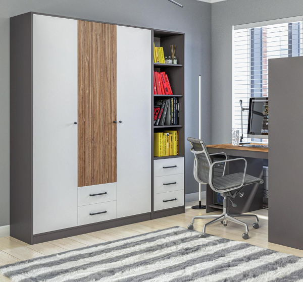 Шкаф для одежды Мальма МН-135-04