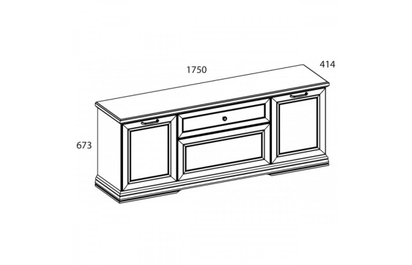 Тумба RTV 3D1S SEVILLA