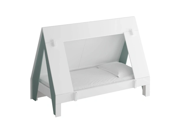 Кровать Campi (Корпус Белый, Фасад Муссон)