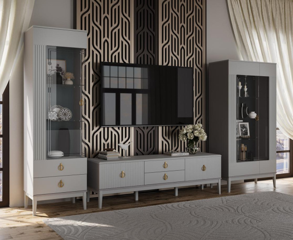 Шкаф с витриной Фарго однодверный левый